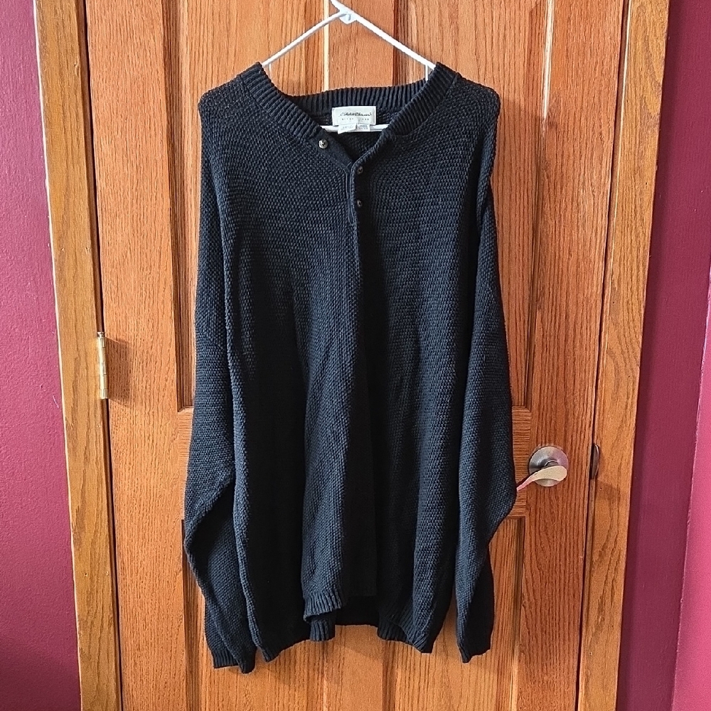 Eddie Bauer Charcoal Knit Sweater
